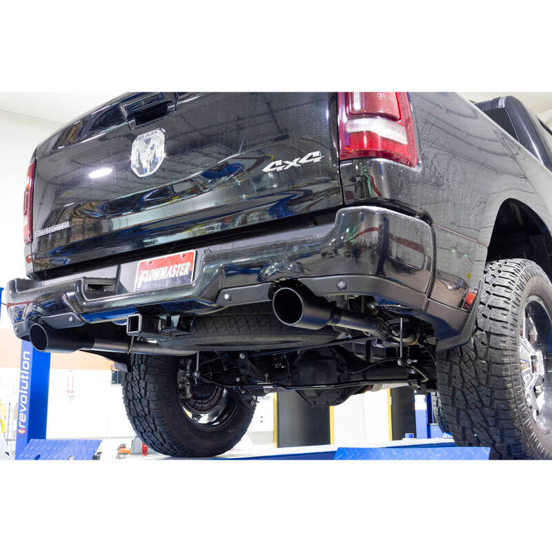 Flowmaster 19-24 RAM 1500 5.7L American Thunder Axle-Back Exhaust System - Black Tips - 817850