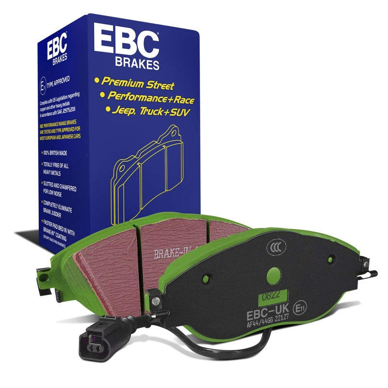 EBC 12+ Volkswagen CC 3.6 Greenstuff Front Brake Pads - DP22127