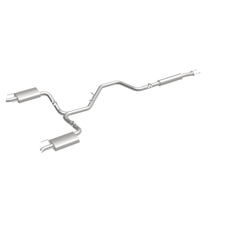 MagnaFlow Cat-Back SS 2.25/2.5in Dual Split Rear Exit Polished 3in Tip 2015 Chev Impala 3.6L V6 - 19023