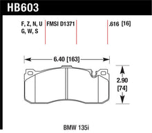 Load image into Gallery viewer, Hawk BMW 135i DTC-70 Race Front Brake Pads - HB603U.616