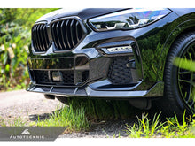 Load image into Gallery viewer, AutoTecknic Performance Dry Carbon Front Lip Set - BMW G06 X6 M-Sport