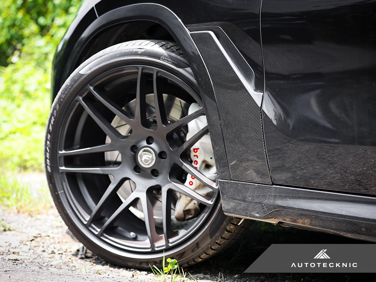 AutoTecknic Dry Carbon Fiber Fender Trim Set - BMW G06 X6