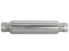 Load image into Gallery viewer, aFe MACH Force-Xp 304 Stainless Steel Resonator 2.5in Inlet/Outlet x 4in Dia x 15in Body x 19in L - 49M10002