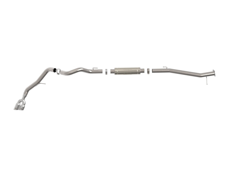 aFe Vulcan Series 3in Stainless Rear-Side Exit Exhaust Sys Polished Ford Ranger Raptor 22-26 L4-2.0L - 49-33156-P