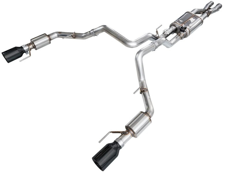 AWE Tuning Gen 3 Raptor R SwitchPath Exhaust - Diamond Black Tips - 3025-33852