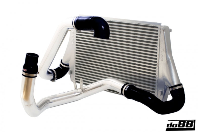 do88 03-11 SAAB 9-3 1.8T/2.0T (B207) BigPack Intercooler Kit w/Black Hoses - BIG-120-S