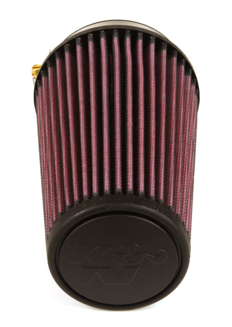 K&N Filter Universal Rubber Filter 3 1/2 inch Flange 4 5/8 inch Base 3 1/2 inch Top 7 inch Height - RU-3130