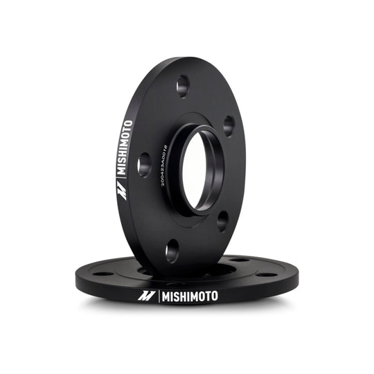 Mishimoto Wheel Spacers - 5x120 - 64.1 CB - M14 x1.5 - 10mm - BK - MMWS-013-100BK