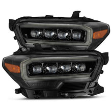 Load image into Gallery viewer, AlphaRex 16-20 Toyota Tacoma NOVA LED Projector Headlight Plank Style Alpha Black w/Activation Light - 880705