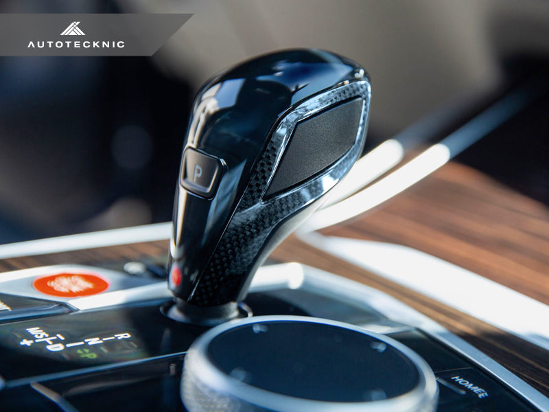 AutoTecknic Carbon Fiber Gear Selector Side Trims - BMW G22 4-Series
