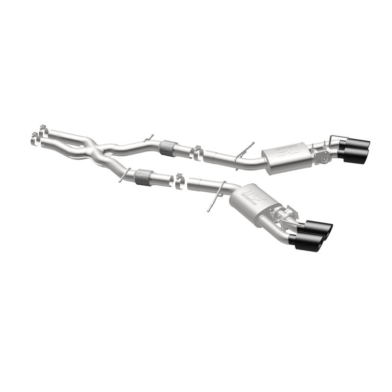 MagnaFlow SYS Cat-Back 2015-2017 Cadillac CTS-V 6.2L Quad 4in Carbon Fiber Tips - 19011