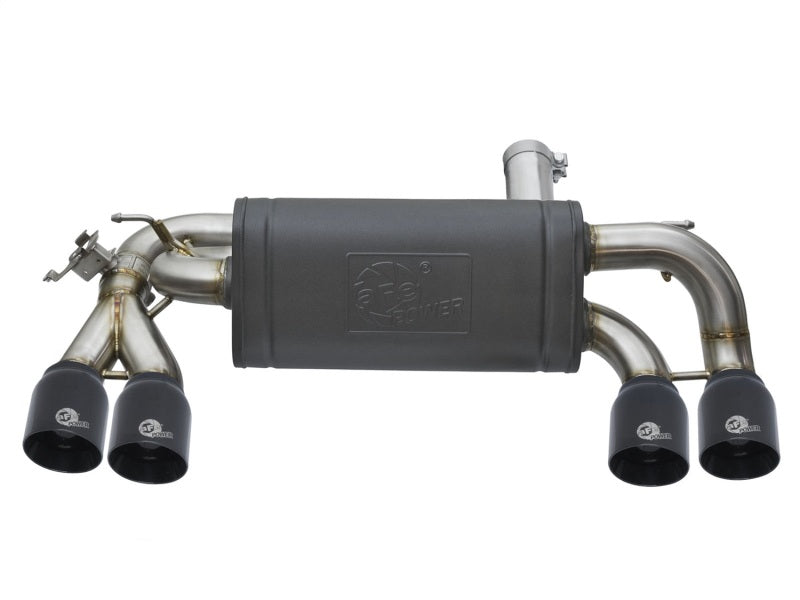 aFe MACHForce XP 3in - 2 1/2in Axle Back 304SS Exhaust w/ Black Tips 16-17 BMW M2 (f87) - 49-36333-B