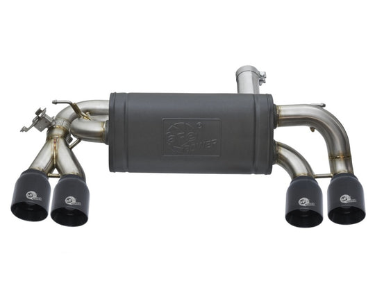 aFe MACHForce XP 3in - 2 1/2in Axle Back 304SS Exhaust w/ Black Tips 16-17 BMW M2 (f87) - 49-36333-B