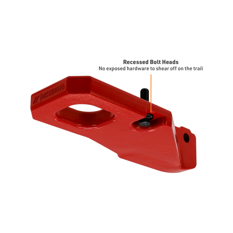 Mishimoto 2024+ Toyota Tacoma Recovery Points - Rear - Red - MMTH-TAC-24-RRD