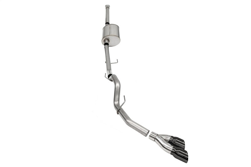 Corsa 2021-2025 Ford F-150 SuperCrew/6.5in Bed 5.0L V8 Sport Cat-Back Single Side Exit- - 21160BLK