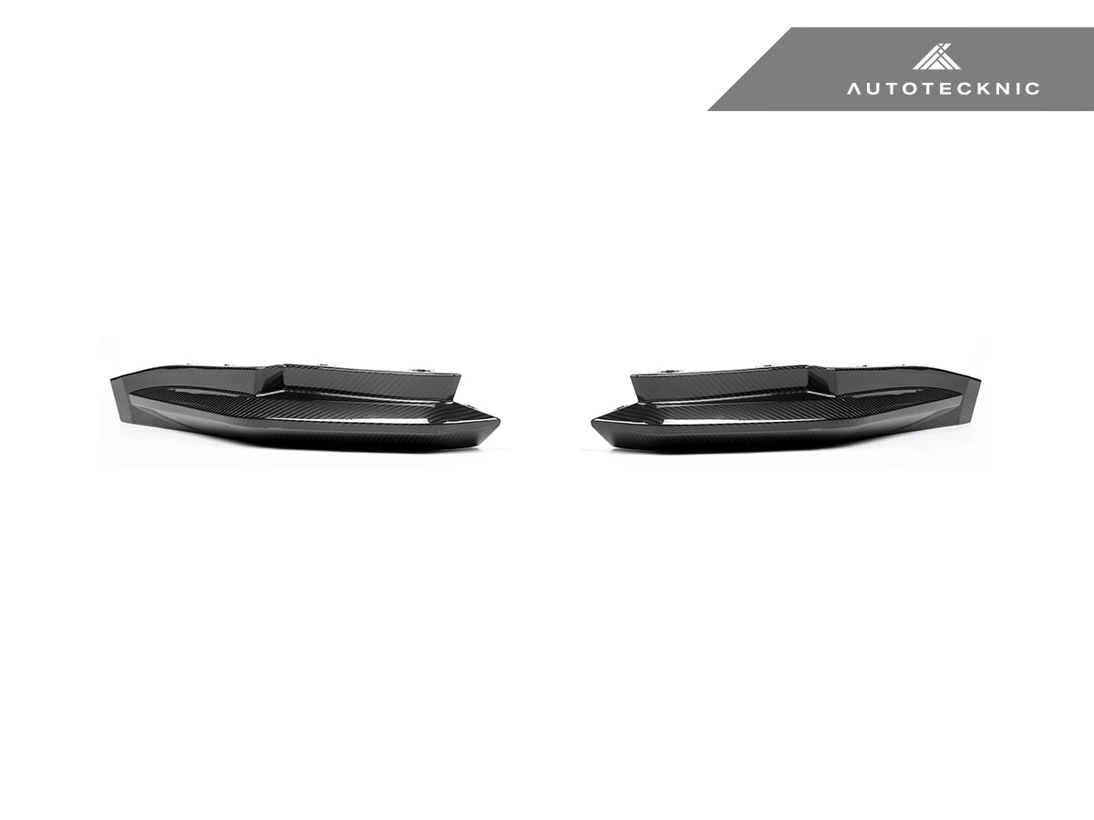 AutoTecknic Dry Carbon OEM-Spec Rear Splitter Set - BMW G80 M3 | G82 M4