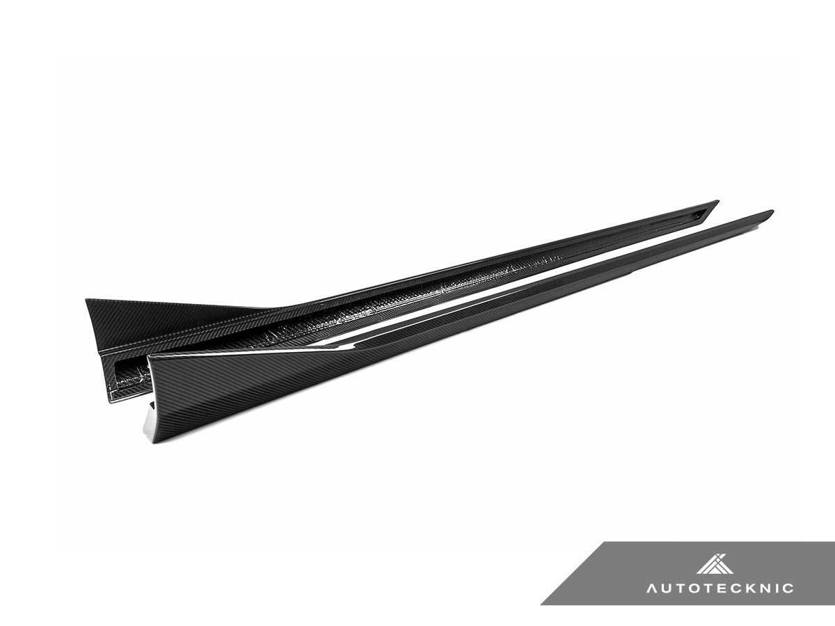 AutoTecknic Dry Carbon Fiber Side Skirt Extension Set - BMW G90/ G99 M5