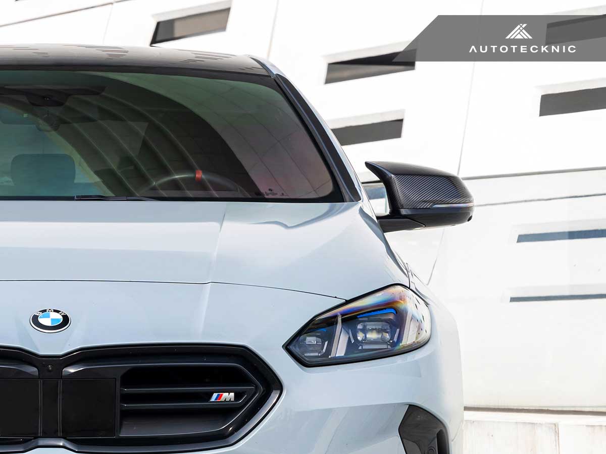 AutoTecknic Dry Carbon Fiber Mirror Cap Set - BMW F74 M235 xDrive Gran Coupe