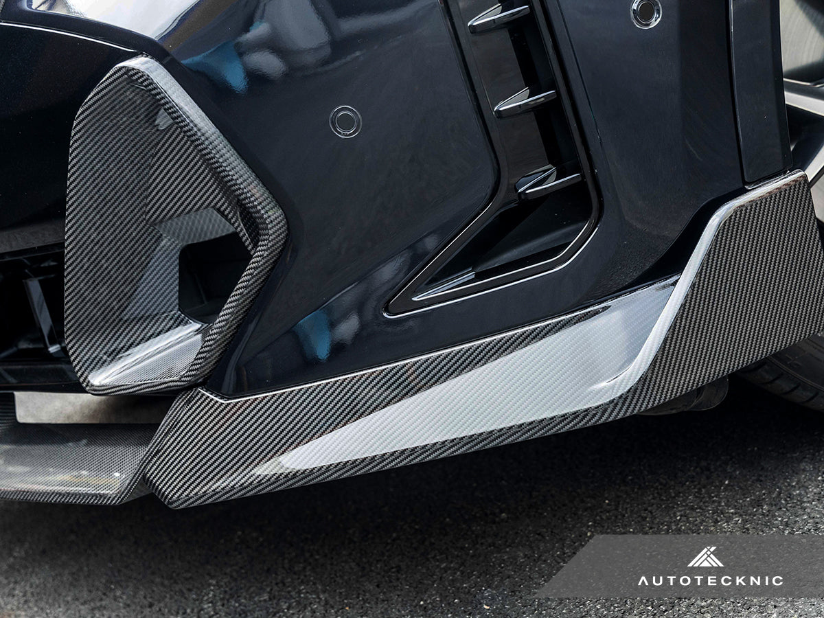 AutoTecknic Carbon Fiber Front Bumper Air Vent Set - BMW G06 X6 M-Sport LCI