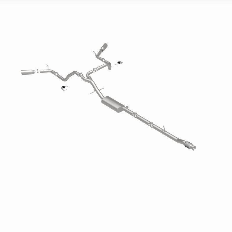 MagnaFlow 2019 Chevy Silverado 1500 V8 5.3L Street Series Dual Split Exit Exhaust w/ Polished Tips - 19473