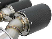 Load image into Gallery viewer, aFe POWER Takeda 2-1/2in to 2-1/4in 304SS Catback Dual-Exit Exhaust 17+ Honda Civic Type R w/CF Tips - 49-36616-C