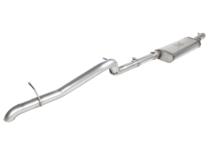 aFe MACHForce XP Exhaust Cat-Back 3in SS-409 Hi-Tuck inRBin 12-14 Jeep Wrangler Unlimited V6 4Dr - 49-46232