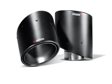 Load image into Gallery viewer, Akrapovic 09-20 Nissan 370Z Tail Pipe Set (Carbon)