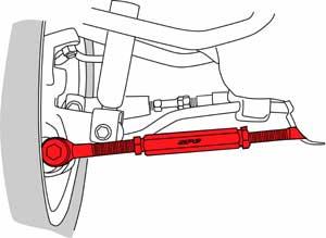 SPC Performance 04-06 Dodge Stratus/Chrysler Sebring Rear EZ Arm XR Adjustable Control Arm - 67025