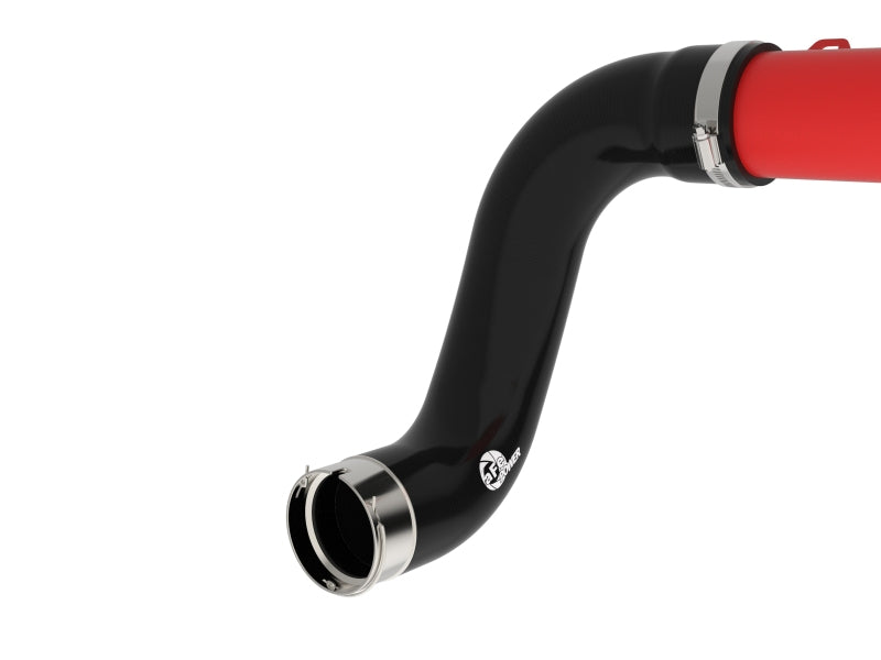 aFe 22-24 Ford Bronco Raptor BladeRunner Aluminum Hot and Cold Charge Pipe Kit Red - 46-20754-R