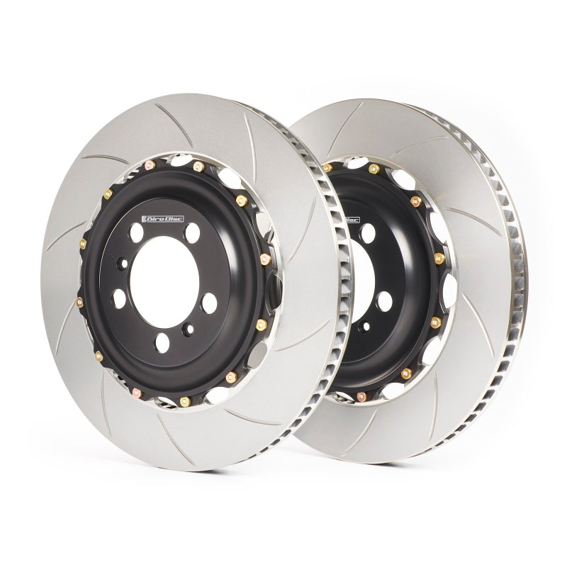 GiroDisc 2019+ Hyundai Veloster N (w/Performance Package) / 21-23 Hyundai Kona N Slotted Rear Rotors - A2-217