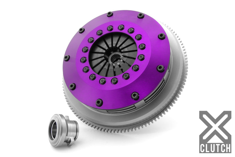 XClutch 89-94 Nissan Skyline GT-R 2.6L 8in Twin Sprung Ceramic Clutch Kit - XKNI20520-2B