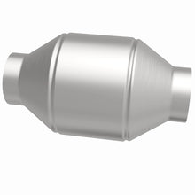 Load image into Gallery viewer, MagnaFlow Univ Cat Conv 2.5in Inlet/Outlet Center/Center Round 3in Body L x 5in W x 8.75in Overall L - 51656