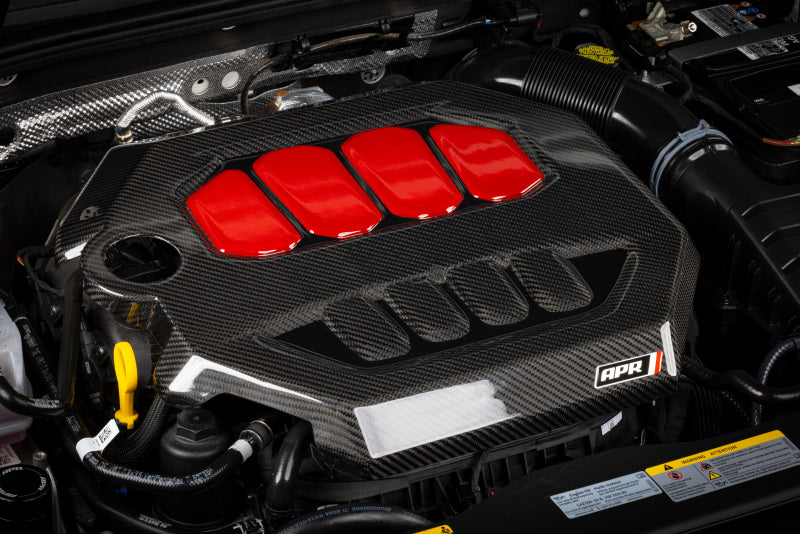APR 22-26 Audi A3 Quattro Engine Cover Gloss - Carbon Fiber Twill - MS100232
