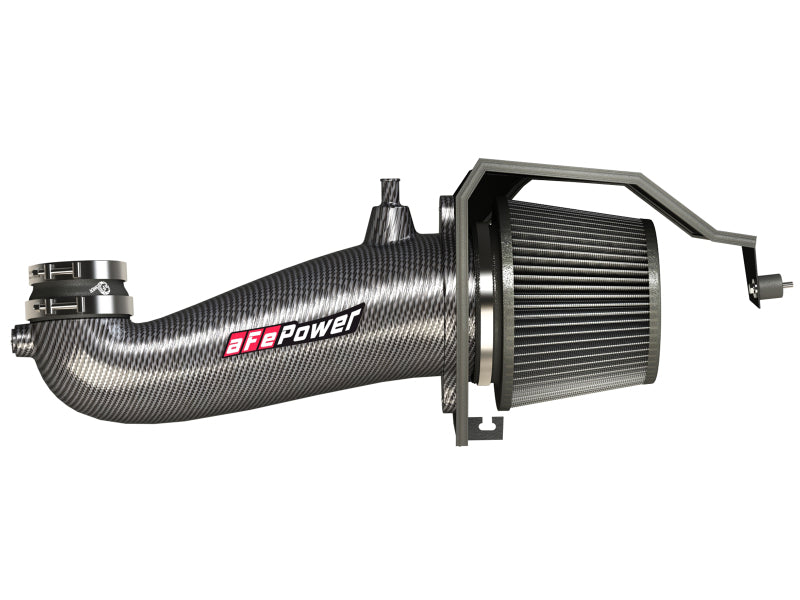 aFe POWER Magnum FORCE Carbon Fiber Stage 2 Track Series Pro Dry S CAIS - 11-18 Dodge Challenger V8 - 51-12162-C