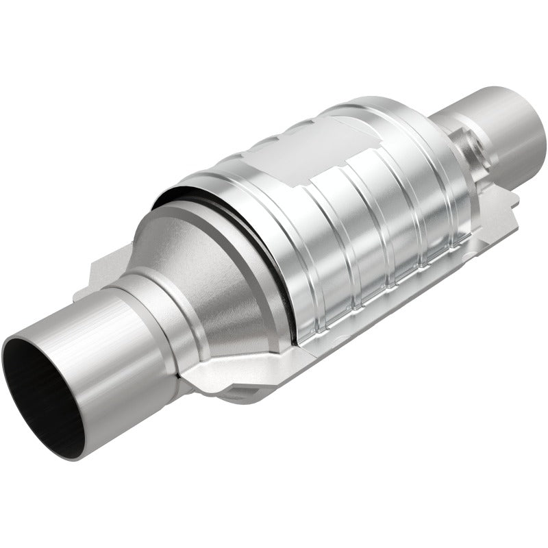 MagnaFlow Univ Cat Conv 2.5in Inlet/Outlet Ctr/Ctr Round 9in Body L x 5.125in W x 13in Overall L - 51236