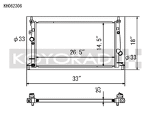 Load image into Gallery viewer, Koyo 10-14 Mazda Mazda3/Mazdaspeed3 2.3L/2.5L I4 Radiator - KH062306