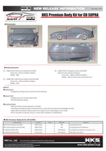 Load image into Gallery viewer, HKS FRP GT Wing 2020 GR Supra - 53004-AT013