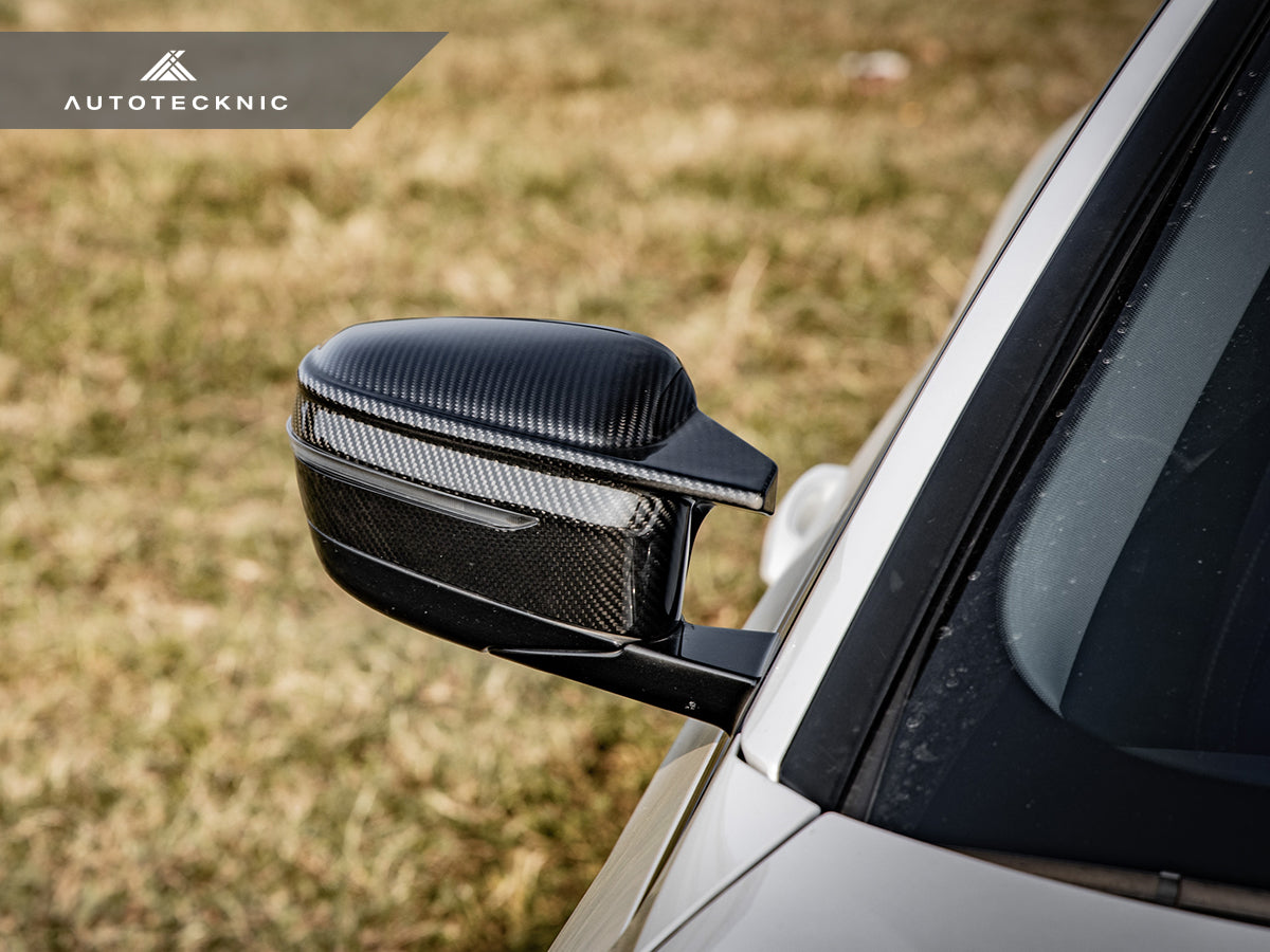 AutoTecknic G8X Style M-Inspired Version II Dry Carbon Mirror Covers - BMW G20 3-Series | G22/ G26 4-Series