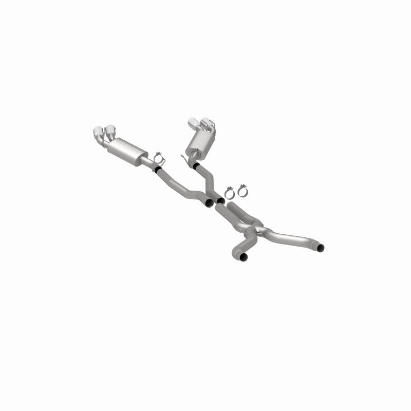 MagnaFlow 13 Chevy Camaro V8 6.2L S/C Quad Split Rear Exit Cat Back Perf Exhaust - 15053