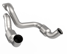 Load image into Gallery viewer, Kooks 20-22 Ford F250 7.3L V8 / Ford F350 7.3L V8 3in SS High Output Green Catted Connecting Pipes - 14003400