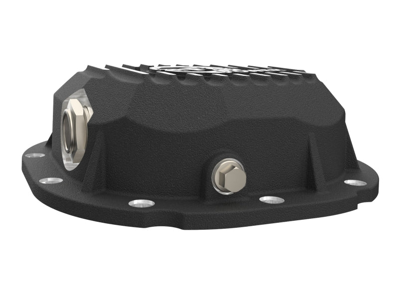 aFe 90-14 Ford F-150 Rear Differential Cover - Black w/ Machined Fins - 46-71410B