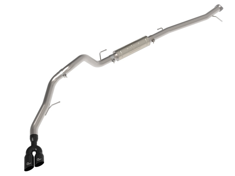 aFe Vulcan Series 3in Stainless Rear-Side Exit Exhaust Sys Black Ford Ranger Raptor 22-26 L4-2.0L - 49-33156-B