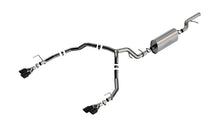 Load image into Gallery viewer, Borla 21-22 Chevrolet Tahoe 5.3L V8 2/4WD 4DR 3in/2.75in Touring Cat-Back Exhaust -Black Chrome Tips - 140856BC