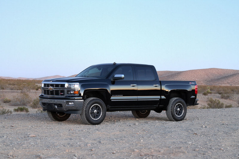 Fabtech 14-18 GM K1500 w/OE Alum. UCA 4in Uniball UCA System w/DL 2.5 Resi Coilover & Rear DL Shocks - K1110DL