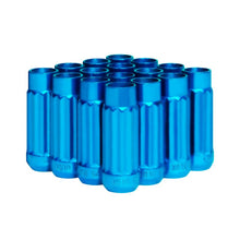 Load image into Gallery viewer, BLOX Racing Tuner 12P17 Steel Lug Nuts - Blue 12x1.25 Set of 16 12-Sided 17mm - BXAC-00144-BL