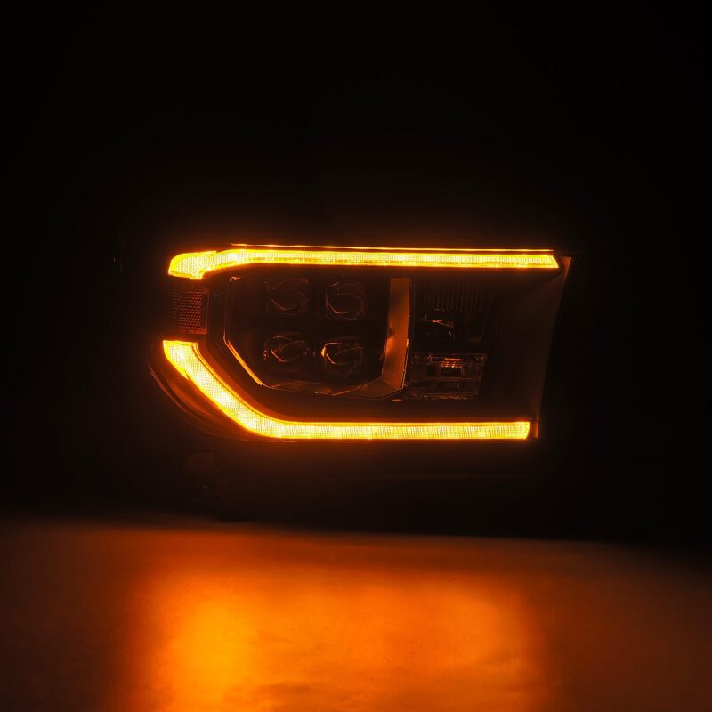AlphaRex 07-13 Toyota Tundra / 08-17 Sequoia NOVA LED Proj HL Chrome w/Actv Light Seq. Sig + DRL - 880819