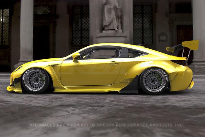 GReddy 2015+ Lexus RC-F Rocket Bunny Full Wide-Body Aero Kit w/ GT Wing - 17010251