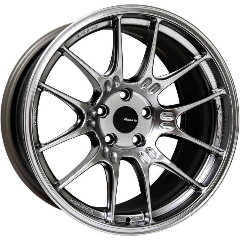 Enkei GTC02 19x8.5 5x120 35mm Offset 75mm Bore Hyper Silver Wheel - 534-985-1235HS