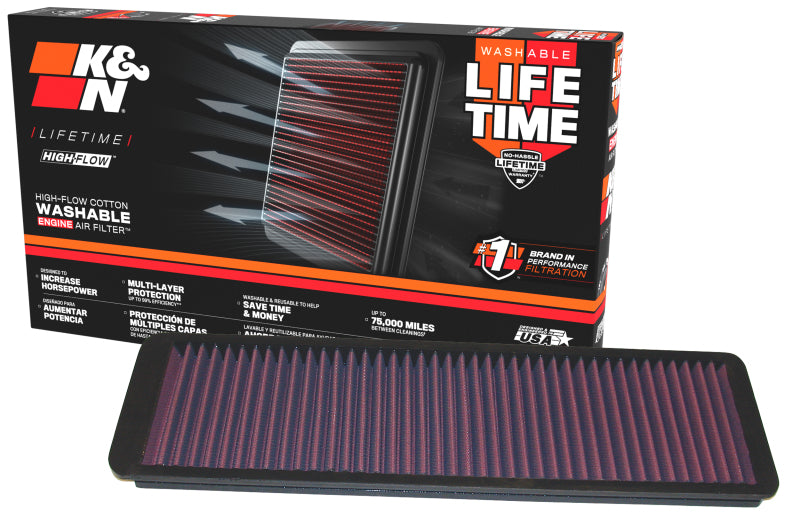 K&N Replacement Air Filter JAGUAR XJS,XKE 1971-80 - 33-2011