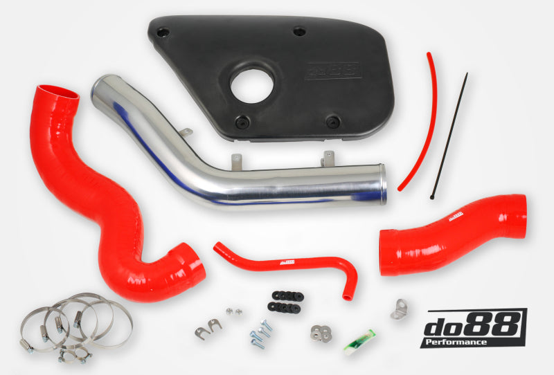 do88 Volvo S60 V60 V70 T6 Inlet Pipe Red Hoses Plastic cover - IR-120-PE-R